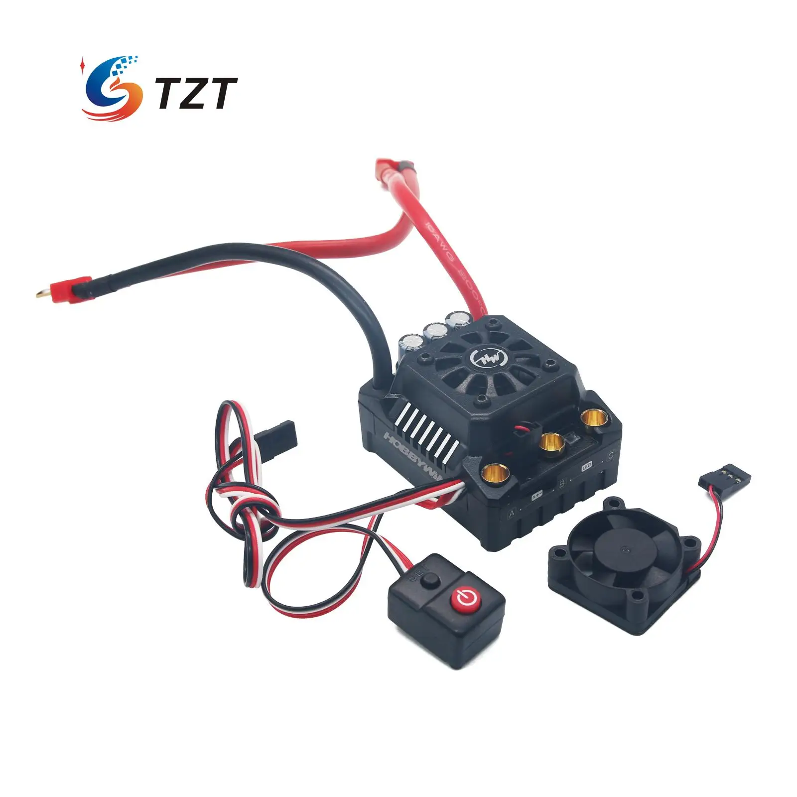 

Max8 V3 150A Brushless ESC Hobbywing EzRun T Plug with Motor 4274 2200KV Program Card for RC Car