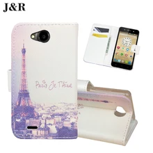Filp Leather Cover For ZTE Blade GF3 4.5 inch Wallet Stand Cover For ZTE Blade GF3 GF 3 Cartoon Pattern Case Phone Bags & Cases
