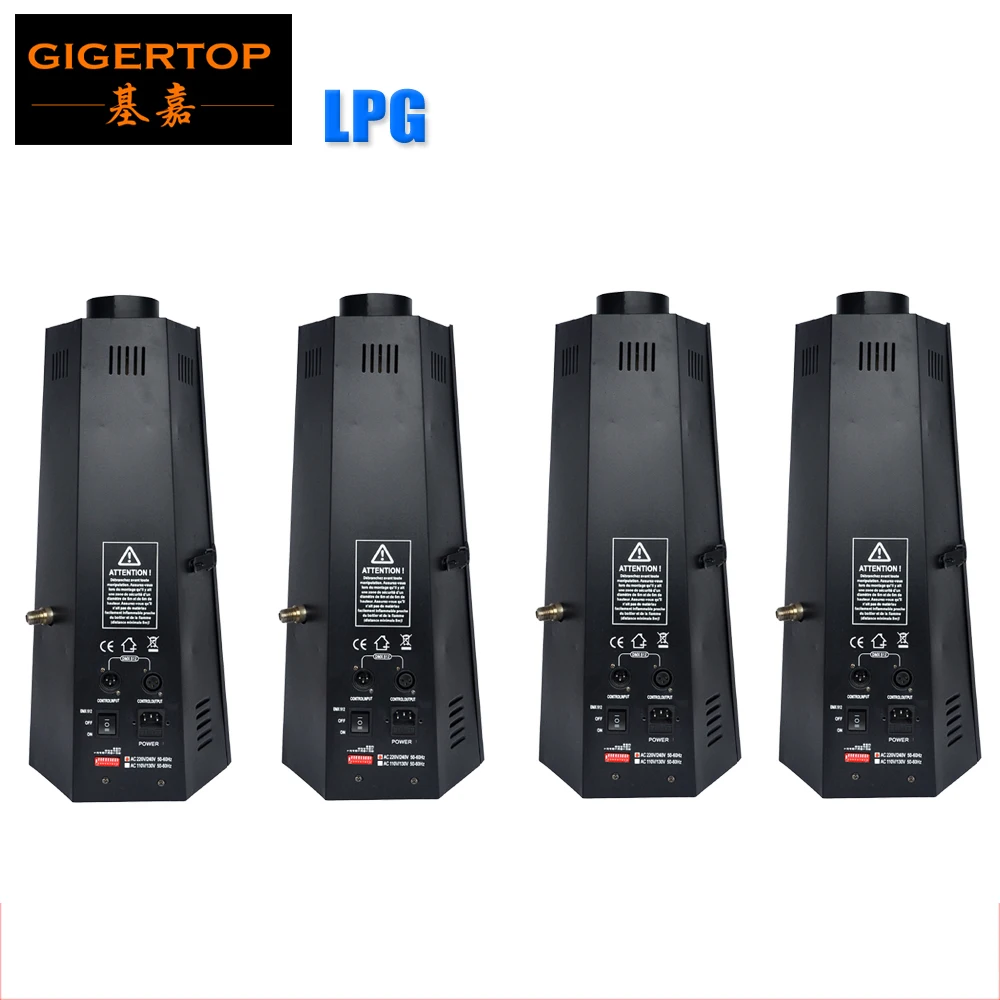 

TIPTOP 4XLOT 200W LPG Flame Projector / Fire machine with DMX control , wholesale price / factory manufactured 6 Angle 90V-240V