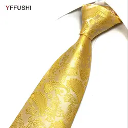 YFFUSHI 2018 Новая мода галстук галстуки для Для мужчин Для женщин жаккардовая Бизнес Повседневное Стиль Homme Брак Свадьба может Применение