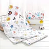 6 Layers Grey Arrow Muslin Cotton Multi-usage Swaddle Baby Receiving Blanket Bath Towel Newborn Swaddle Quilt 2