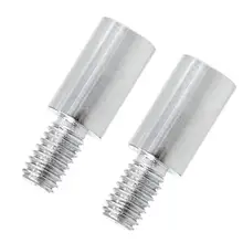 

Easyget 2pcs 15mm Chrome Arcade Games Joysticks Shaft Extender Extension Rod For SANWA Joystick & Jamma Joystick & MAME Joystick
