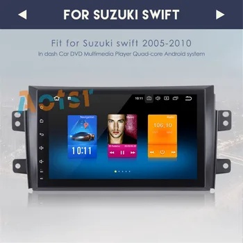 

top quality Android 8.0 7.1 Car Radio Media Multimedia Player for Suzuki swift 2005-2010 GPS Navigation IPS 1080P HD Screen
