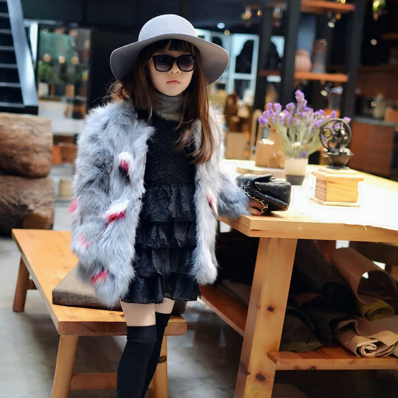 Korean Style Fox fur jacket Women Winter Short Wool Coat For Girls Plus cotton jacket Real Fur Overcoat Warm Coat CT-09