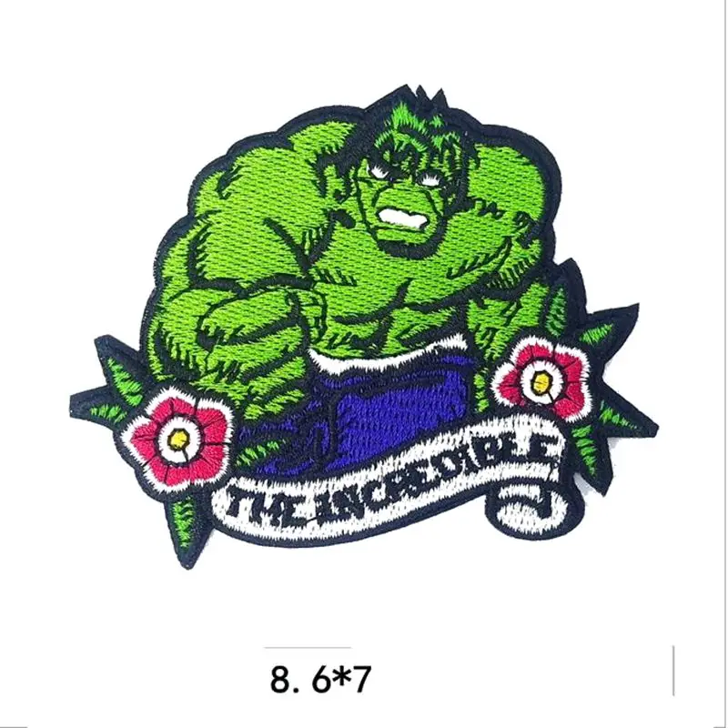 

3.5" Marvel Comics The Incredible Hulk Running Embroidered Uniform Movie Iron On Sew On Patch Custome TRANSFER MOTIF APPLIQUE