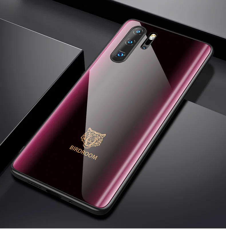 Для huawei P30 Pro изогнутый стеклянный чехол P30 Pro Чехол Противоударная задняя крышка силиконовый мягкий край для huawei P 30 Pro защитная оболочка