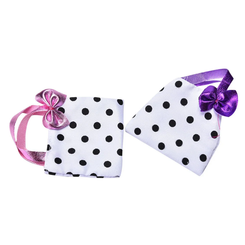 

CosCosX DIY Handbag for Doll's Polka Dot Handbags Fashion Bag Kids Toy Doll Accessories 1PC