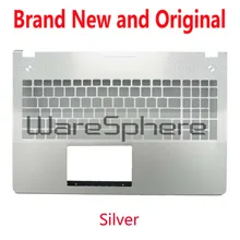 Абсолютно новая Оригинальная верхняя крышка для ASUS N56 N56VM N56DP N56VZ 13GN9J1AM010-1 43NJ8TCJN00 верхний чехол Серебристый