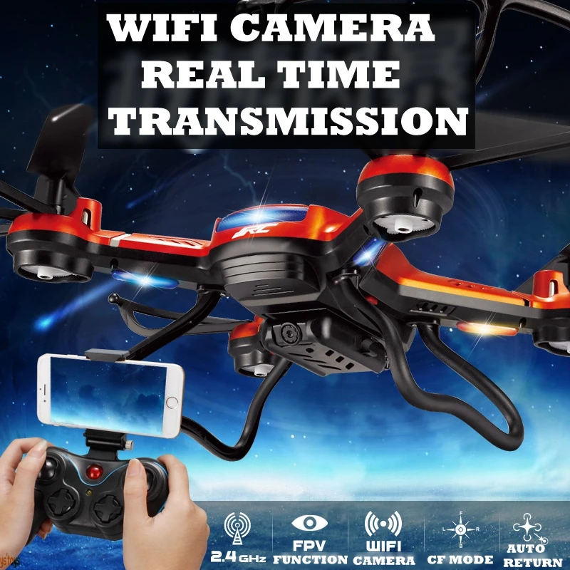

WiFi Drones With Camera Jjrc H12w Quadcopters Rc Dron WiFi Flying Camera Helicopter Remote Control Hexacopter Toys Copters