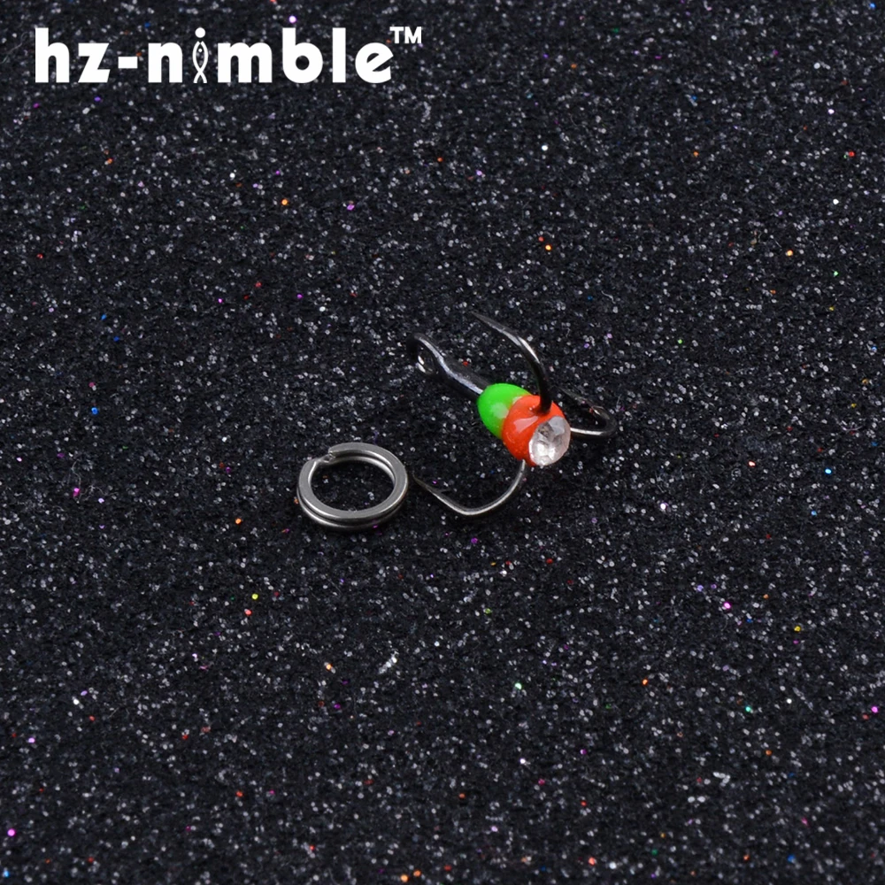 Fishing Three Anchor Hook Lure Mini Metal Bait Fish 5pcs Bait Jigging Hook Fishing Accessories