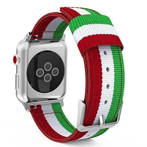 

New Arrival Woven Nylon Strap for Apple Watch Band 42mm 38mm 40mm 44mm Sport Loop for iWatch Band Series 4 3 2 1