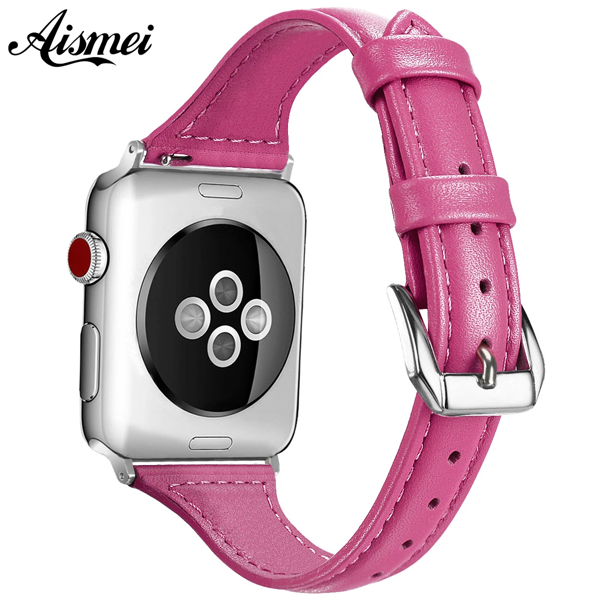 Fashion Small Genuine leather strap for apple watch band 42 mm 38 mm