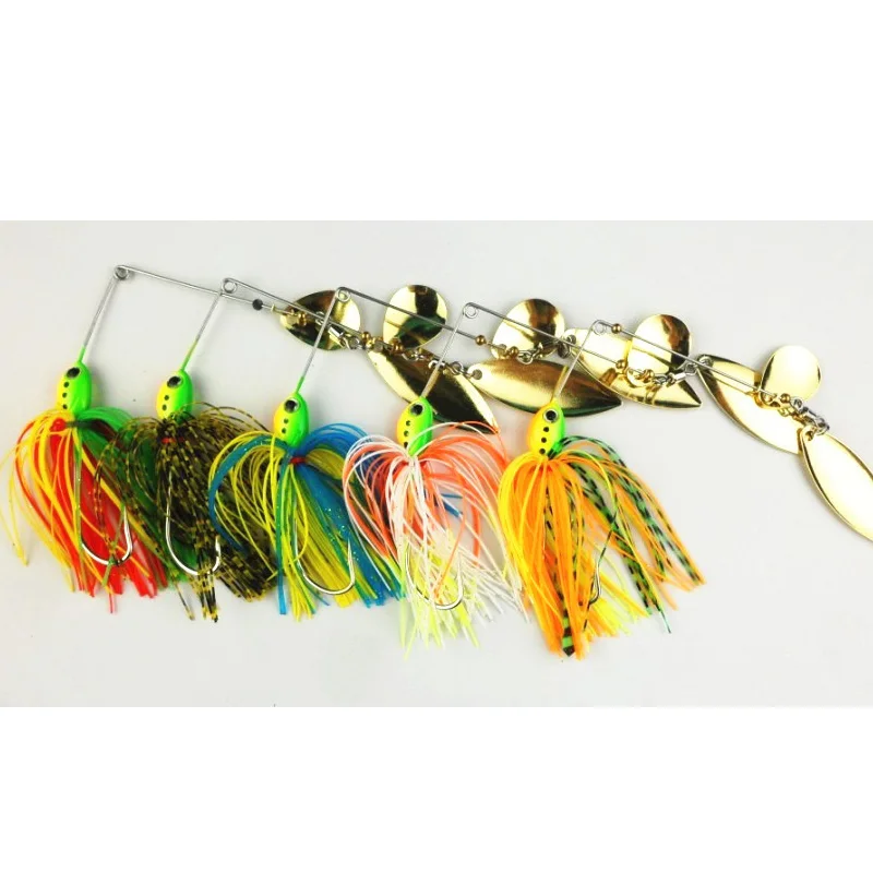Free Shipping 16.3g lure fishing compound baits wire spinner bait