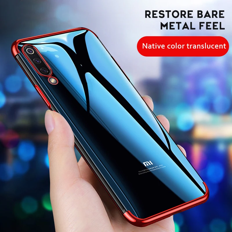 

Transparent Silicone Case For Xiaomi Mi 9 8 Lite Mi9 SE Explore Mi8 Redmi Note 5 7 6 Pro 6A Case Ultra Thin Plating TPU Cover