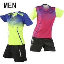 Набор футболок и шорт для настольного тенниса, новая одежда для бадминтона, одежда с коротким рукавом для мужчин, tenis masculino Jersey A211