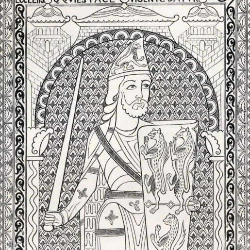 Geoffrey V  First Of The Plantagenets  And Also Known As Le Bel Or The Handsome