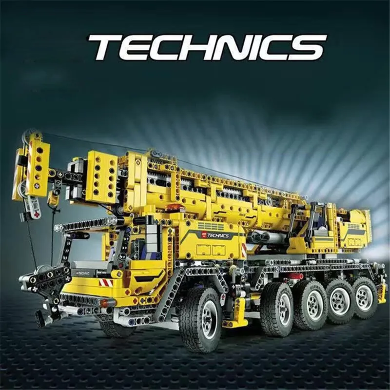 

NEW 20004 Technic Motor Power Mobile Crane Mk II Car Model Building Kits Blocks Bricks Compatible with MOC Brick 42009 gifts