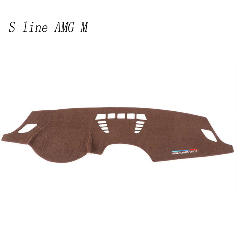Стайлинга автомобилей приборной панели коврик защитная накладка тенты чехол для подушки крышки наклейки Накладка для BMW X1 F48 салона авто аксессуары - Название цвета: Brown