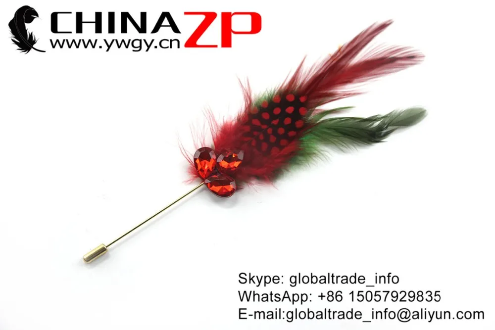Handmade Feathers Brooch Pin  (45)