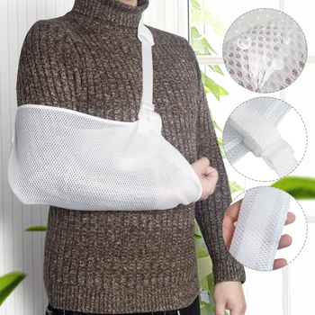 

Arm Sling-Dislocated Shoulder Sling for Broken Arm Immobilizer Wrist Elbow Support-Ergonomic Breathable Summer Type