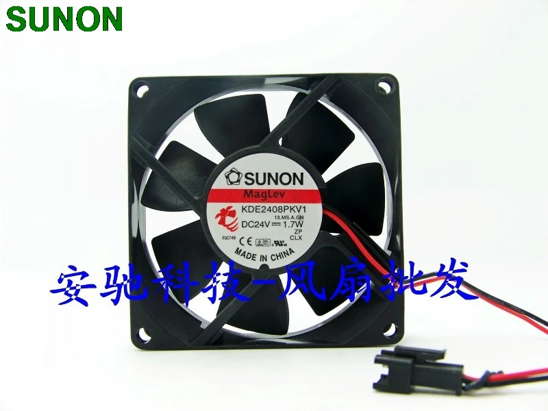SUNON KDE2408PKV1 80 мм 8 см DC 24 в 1 7 Вт 8020 осевой инвертор вентилятор | Компьютеры и офис