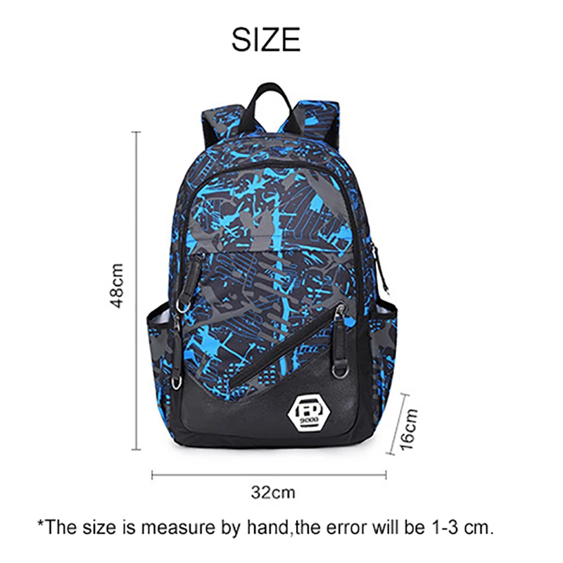 Fengdong Mochila de los hombres de la moda, mochila impermeable de Oxford, mochila de los estudiantes de la escuela secundaria, mochila del ordenador portátil para la mochila escolar adolescente