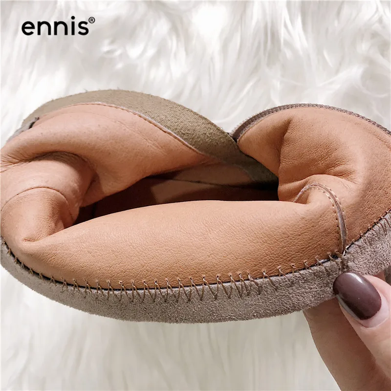 ENNIS/; Модные женские дизайнерские ботинки; женские ботильоны из флока; обувь на среднем каблуке; Цвет черный, хаки, коричневый; сезон осень-зима; Новинка; A8200