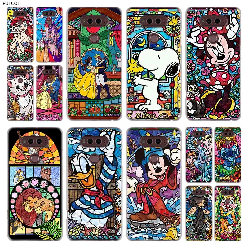 

Glass cartoon art Phone Case For LG Q6 a G7 G6 G5 G4 G3 V30 V20 K8 K8 K10 2018 K10 K8 2017 STYLUS STYLO 3 M700 Cover