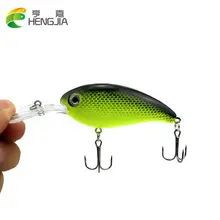 HENGJIA 1шт 14г 10см приманка рыболовные воблеры рыболовные снасти crank приманки плавать бас рыболовные приманки судака глубина 1-2.5 м