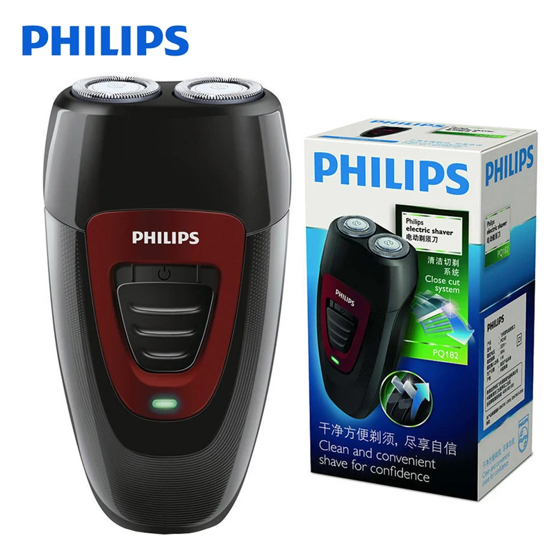 Электробритва Philips PQ182 с Ni-MH батареей 220V voltagedual Blade уход за лицом перезаряжаемая электрическая бритва для мужчин