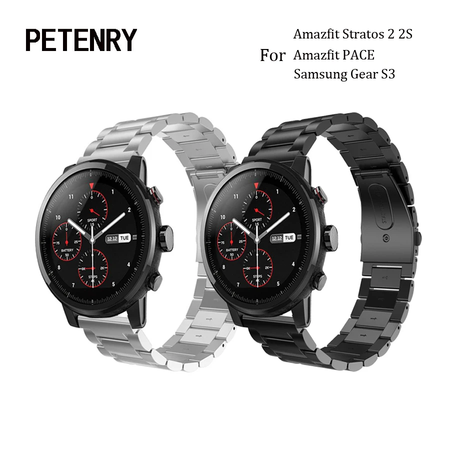 amazfit stratos metal band