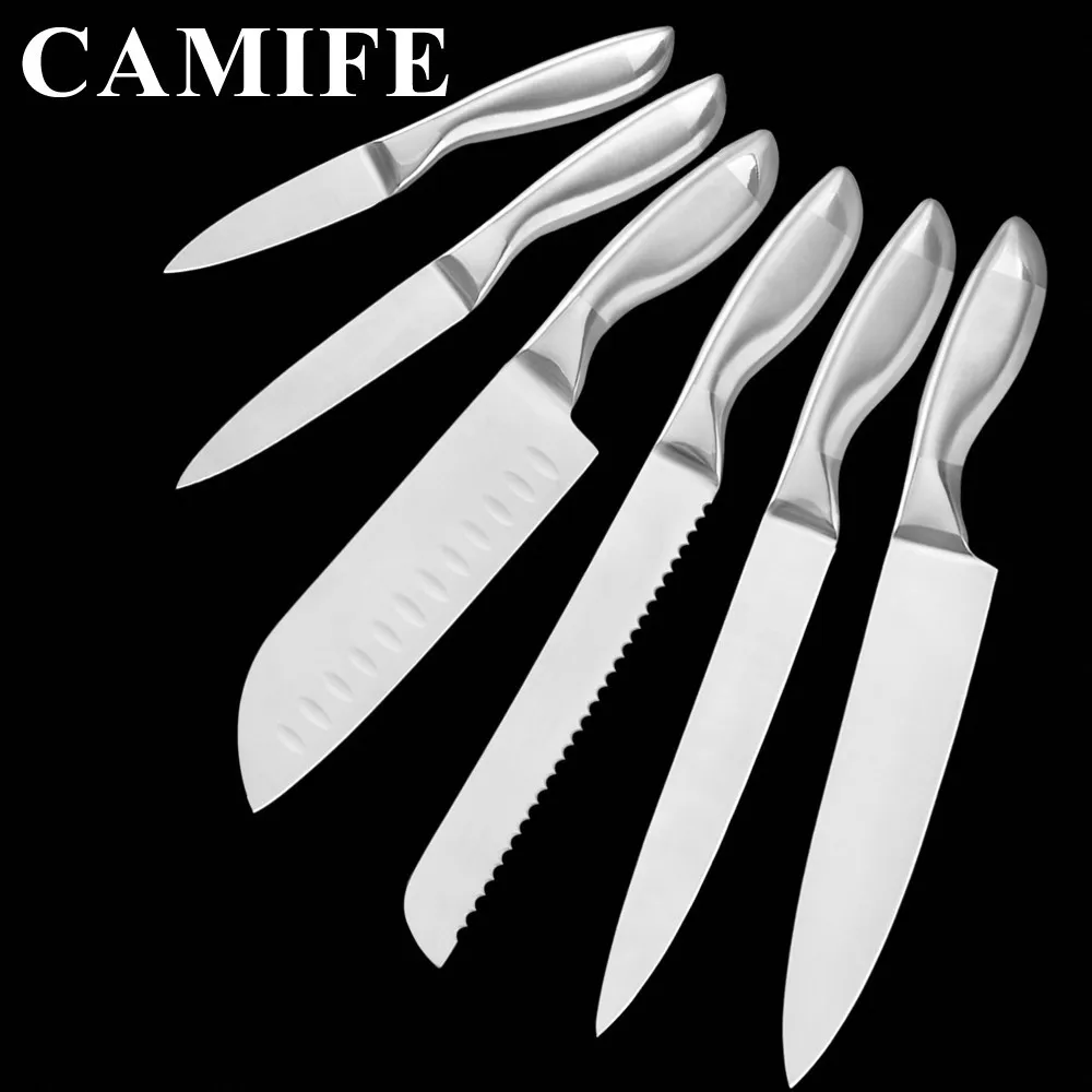 

Japanese Kitchen Knife Set Stainless Steel Cooking Knives Set Fruit Paring Utility Santoku Chef Slicing Bread Accessories Tools