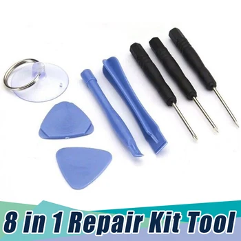 

DIY 8 in 1 Opening Pry Set Kits Disassemble Tools For iPhone For Samsung Screwdriver Mobile Phone Repair Tools Kit 50 set/lot