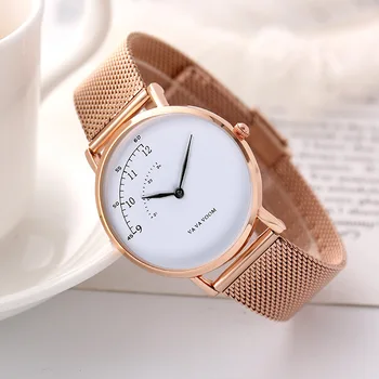 

Women's Watches Top Brand Luxury Ultra Thin Wrist Watch Women Watches Rose Gold Ladies Watch Clock reloj mujer zegarek damski