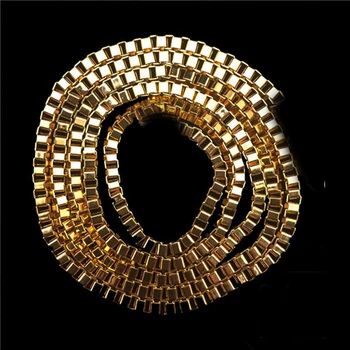 

3 meter box Chain link boxer mesh hollow Loop Necklace choker chunky bracelet jewelry making finding composant