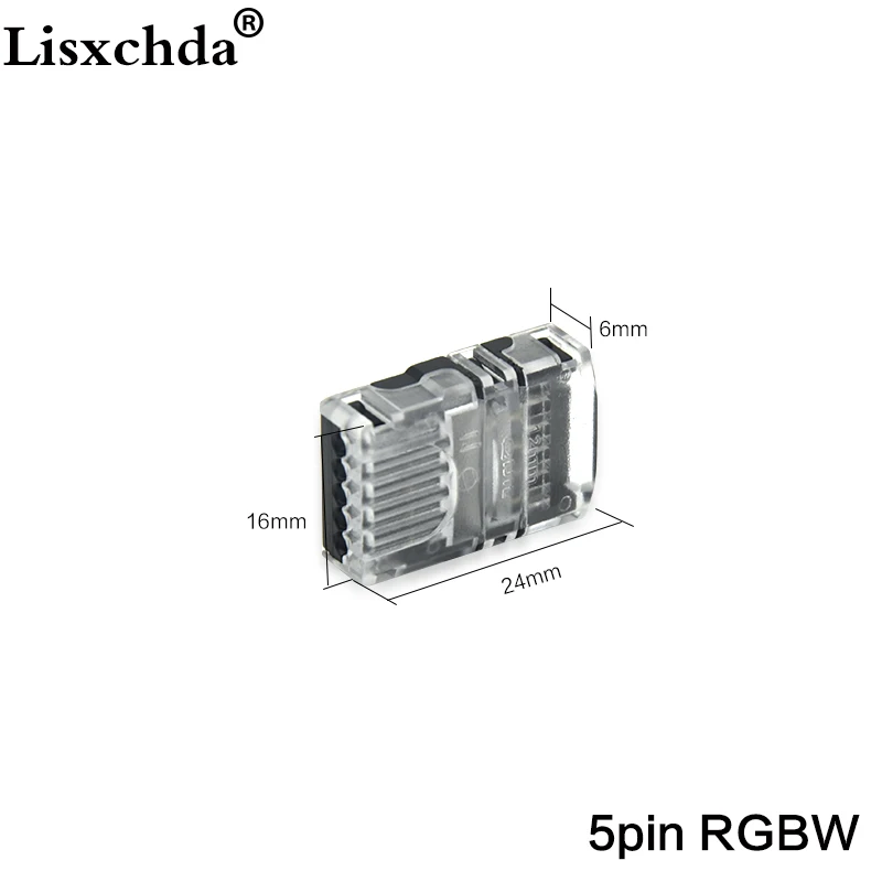 5 шт./лот 4pin 10 мм RGB/5pin 12 RGBW светодио дный провода разъема для IP65 Водонепроницаемый