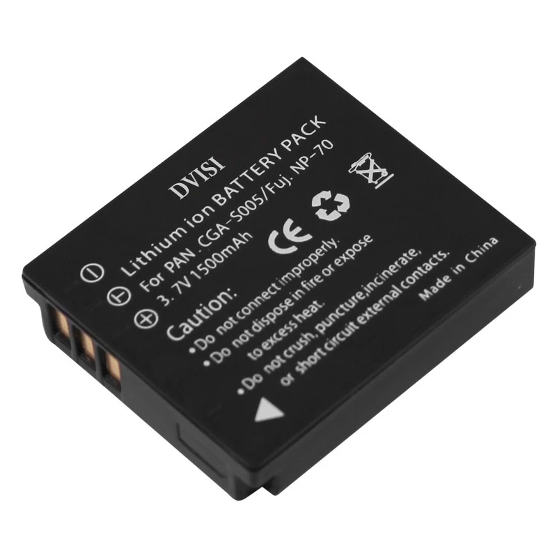 1.5Ah Cga-S005E Dmw-Bcc12 Db-60 Db-65 Bp-Dc4 Np70 Batteria Per Panasonic Lumix Dmc-Dmc-Fx180 Dmc-Lx1 Dmc-Lx2 Lx3 Fs1 Fs2 Fx01 Fx07
