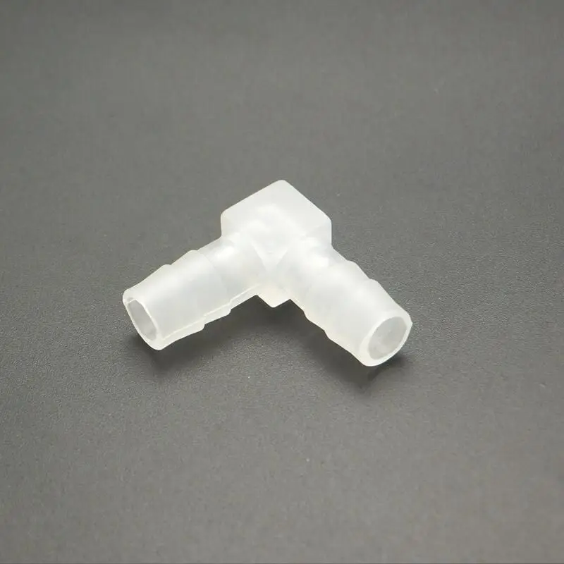 8mm plástico Pagoda púas igual codo L tipo tubo conector junta de tubo para jardín