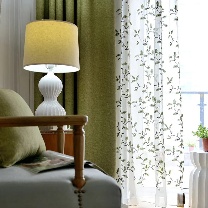 Customize Tulle Curtains Embroidered Sheer Voile for Living Room Bedroom Door Curtain Tulle Windows Drapes Green Blue Ivory Customize Tulle Curtains Embroidered Sheer Voile for Living Room Bedroom Door Curtain Tulle Windows Drapes Green Blue Ivory