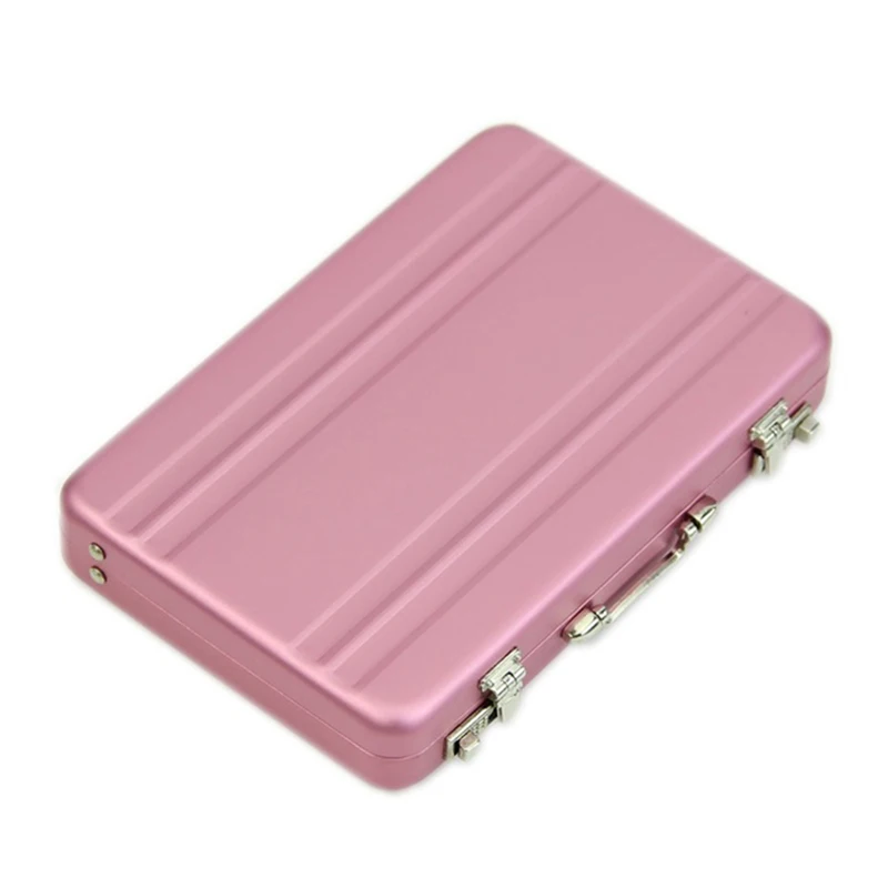 

ABDB Aluminum password box Card Case Mini suitcase Password briefcase