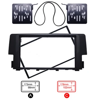 

Touch Screen Car DVD Frame for Honda Civic Android Auto Stereo Bluetooth Audio Player Fascias GPS Panel Dashboard Trim 2016~2018