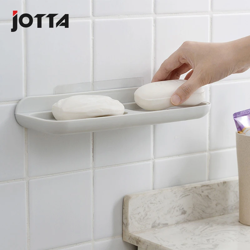 Soap box bituminous soap rack double bathroom hanging double row creative perforated suction cup wall hanging suction wall bathr