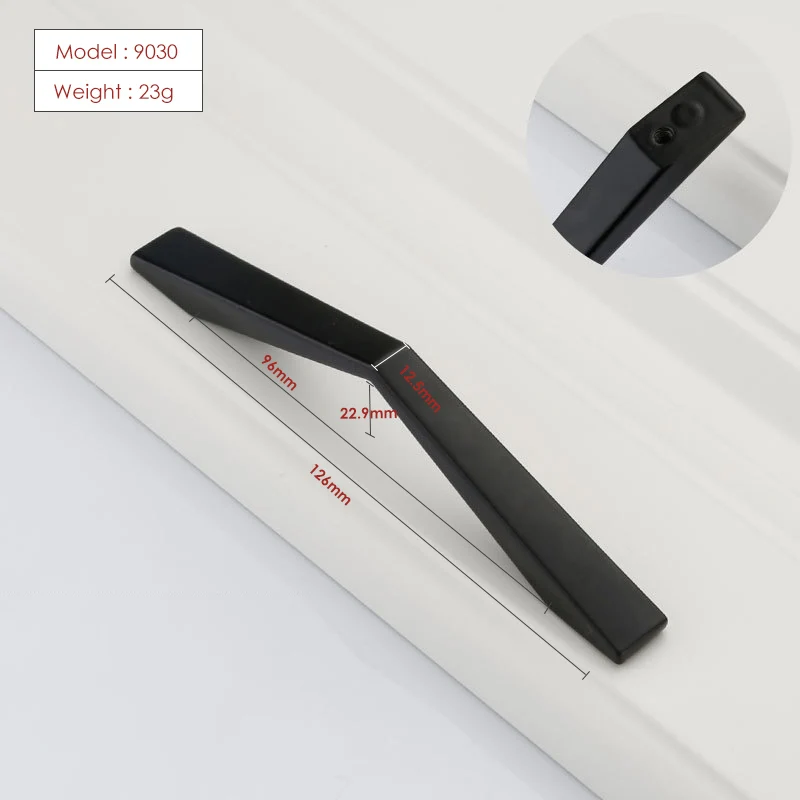 

Black Solid Handle Metal Decor Drawer Cabinet Cupboard Jewelry Wardrobe Home Lmprovements Home Kitchen Hardware European Stylish