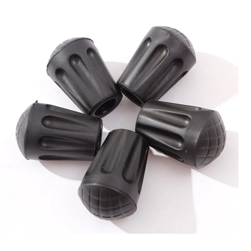 

5Pcs Rubber Walking Stick End Cover Tips Cane Crutch Pad Rubber Heavy Duty Metal Ferrule Bottom 4cm Walking stick accessories #3
