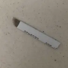 200 шт/лот Перманентный макияж микроволокна 11 штифтов Татуировка Balde игла для 3D вышивка ручка для микроблейдинга тату машина