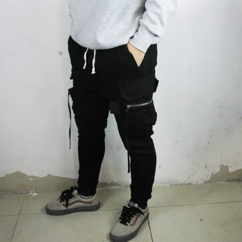 

2018 Cargo Cotton PANTS fashion men pants fitness jogger men street wear hip hop clothing cool sweatpants Harem pants