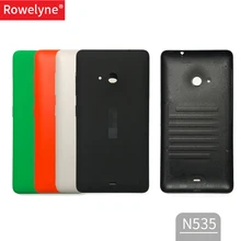 Задняя крышка для microsoft Lumia от Nokia 535 задняя крышка для Nokia 535 N535 корпус батарейного отсека шасси в корпусе с логотипом+ Боковая кнопка