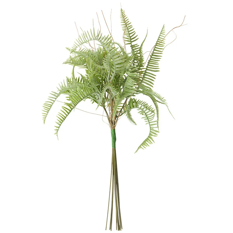 Fern grass bundle plastic fake plants artificial flowers for garden decor, hand flowers faux foliage greens Fern grass bundle plastic fake plants artificial flowers for garden decor, hand flowers faux foliage greens