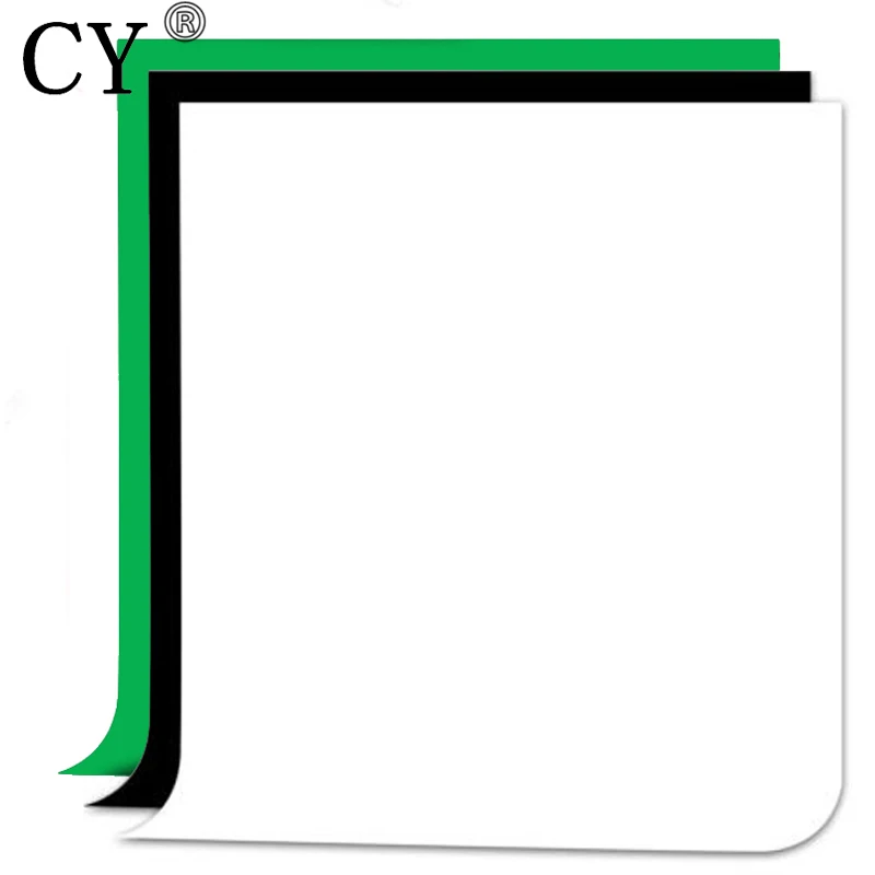 CY Fotografia фоны для фотосъемки Черный Белый Зеленый экран нетканый набор тканей