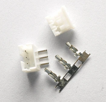 

JST PH 2.0 3-Pin Connector Right Angle Pin Header , plug Male and Female with Crimps x 100 Sets